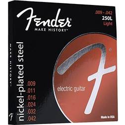 Fender 250L Nickel-Plasted Steel Jeu de cordes guitare électrique