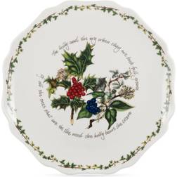 Portmeirion Holly And Ivy Scalloped Serving Dish