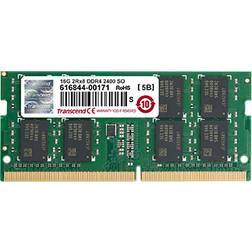 Transcend DDR4 module 4 GB SO-DIMM 260-pin 2400 MHz PC4-19200 Puskuroimaton