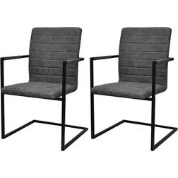 vidaXL Cantilever Køkkenstol 88.2cm 2stk