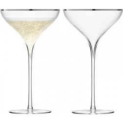 LSA International Savoy Champagne Glass 25cl 2pcs