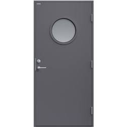 Diplomat Rosa Ytterdörr Klarglas S 6502-B H (100x210cm)
