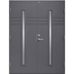 Diplomat Felicia Ytterdörr Klarglas S 6502-B V (150x210cm)