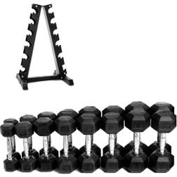 Abilica DumbbellRack Set HEX 2-9 kg