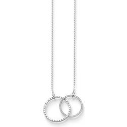 Thomas Sabo Glam & Soul Together Forever Necklace - Silver/White