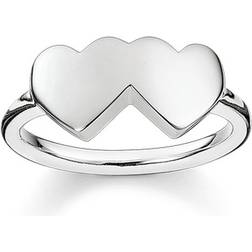 Thomas Sabo Glam & Soul Hearts Ring - Silver