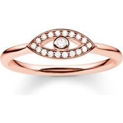 Thomas Sabo Glam & Soul Ring - Rose Gold/Transparent