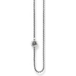 Thomas Sabo Karma Beads Necklace - Silver/Black