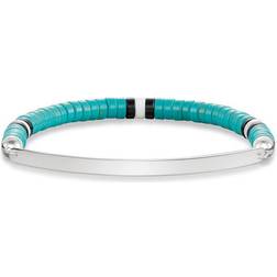 Thomas Sabo Love Bridge Bracelet - Silver/Turquoise/Obsidian/Agate