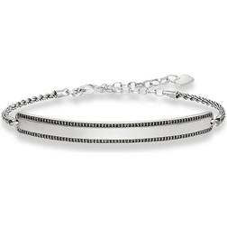 Thomas Sabo Pavé Bracelet - Silver/Black