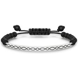 Thomas Sabo Love Bridge Bracelet - Silver/Black