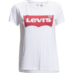 Levi's Camiseta 'The Perfect Tee' - Rojo/Offwhite