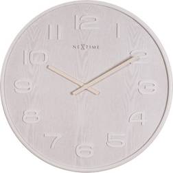 Nextime Wood Wood Väggklocka 53cm