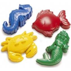 Dantoy Sand Moulds Sea Animals 4pcs 1243