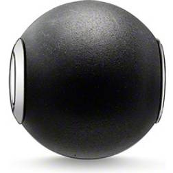 Thomas Sabo Karma Bead Charm - Silver/Obsidian