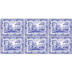 Spode Blue Italian Grytunderlägg 6st