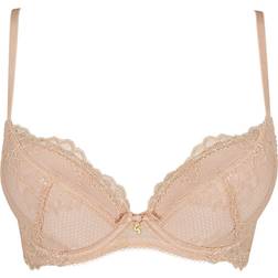 Gossard Superboost Lace Plunge Bra - Nude