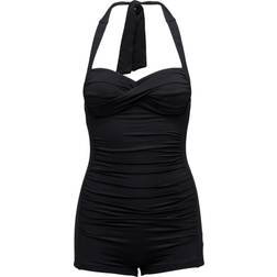 Seafolly Boyleg Maillot Swimsuit - Black