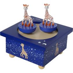 Trousselier Musical Wooden Box Sophie The Giraffe Milky Way