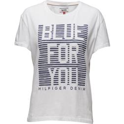 Hilfiger Denim Thdw CN T-Shirt S/S 3 - White