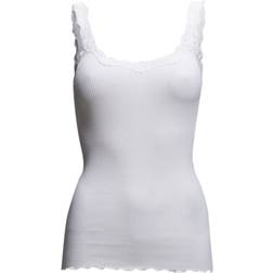 Rosemunde Round Neckline Silk Top - New White