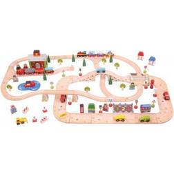 Bigjigs City Road & Railway Set