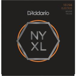 D'Addario Corde Guitare Électrique Cordes Guitares Electriques NYXL1356W Medium, Wound Third, 13-56, 1-Paquet