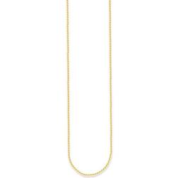 Thomas Sabo 925 Sterling Silver Gold Plated Necklace - Gold