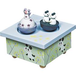 Trousselier Musical Wooden Box Girl & Panda