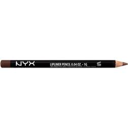 NYX Professional Makeup Slim Lip Pencil crayon lèvres précision teinte 02 Brown 1 g