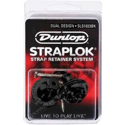 Dunlop Straplok Dual Design Black