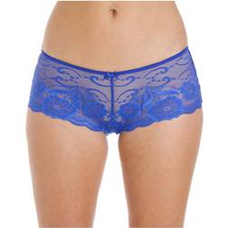 Camille Vibrant Floral Lace Boxer Short 2-pack - Blue