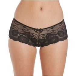 Camille Vibrant Floral Lace Boxer Short 2-pack - Black