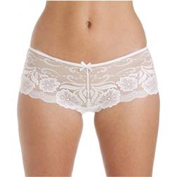 Camille Vibrant Floral Lace Boxer Short 2-pack - White