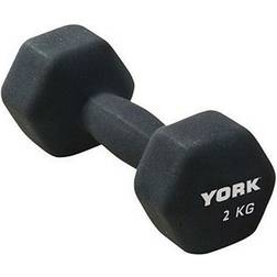 York Fitness Neoprene Hex Dumbbell 2kg