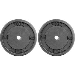 York Fitness Cast Iron Plates 2x10kg