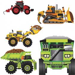 RoomMates Construction Vehicles Wall Decals