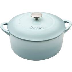 Denby Pavilion Cast Iron Round med lock 4 L 24 cm