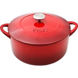 Denby Pomegranate Cast Iron Round med lock 5.2 L 26 cm