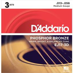 D'Addario EJ17-3D Cordes de guitares acoustiques