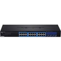 Trendnet TPE-30284 24 x 1000 MB With 24 x Gigabit Ports and 4 x 10G SFP+ 370 W