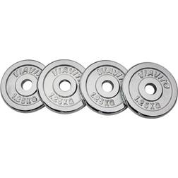 Viavito Chrome Standard Weight Plates 4x1.25kg