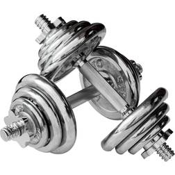 Viavito Chrome Dumbbell Set 20kg