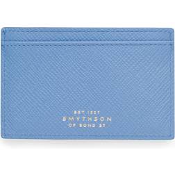 Smythson Panama Card Holder - Nile Blue (1011585)