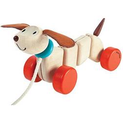 Plantoys Glad Hundvalp i Trä