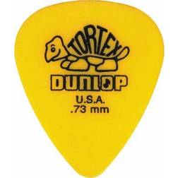 Dunlop Tortex Standard .73 Plectrum 12-Pack geel