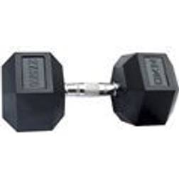 DKN Rubber Hex Dumbbell 27.5kg