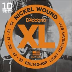 D'Addario EXL140-10P Cordes pour guitares électriques