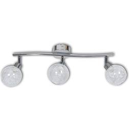 vidaXL Ceiling With Three Glass Balls Incl. Filament Loftlampe