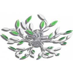 vidaXL With Green & White Acrylic Sheet 5 Taklampa